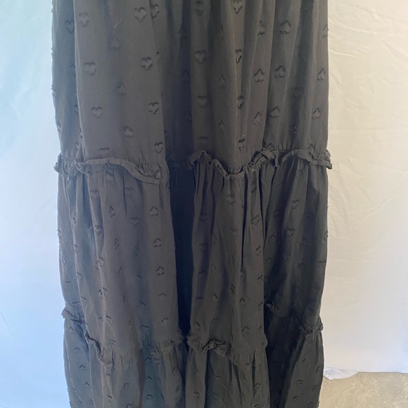 Cleobella 100% Organic Cotton Marilyn Black Ankle Sundress - Picture 5 of 9